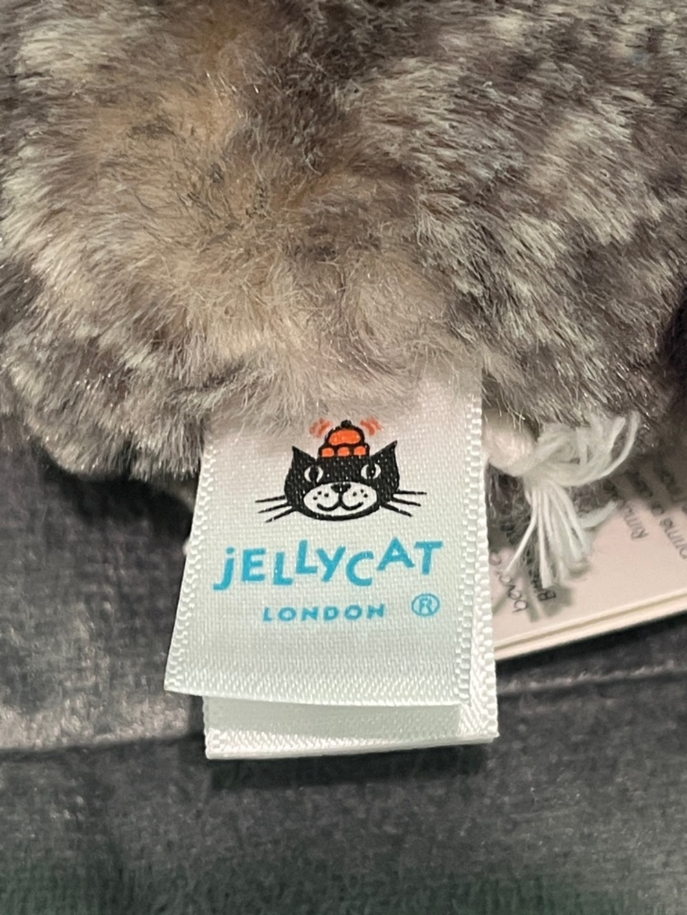 Jellycat Lolly Sugar Glider Beige, Gray Cream Plush, Approx. 5.5”, New with Tags - Picture 11 of 16